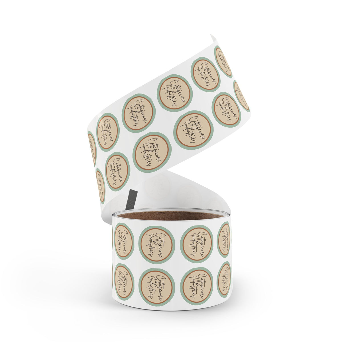 Round Sticker Label Rolls